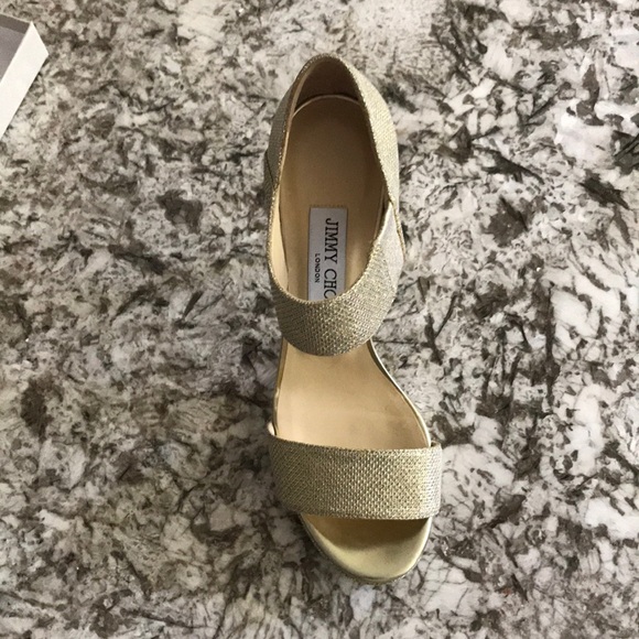 Brand New Jimmy Choo Glitter Pumps
